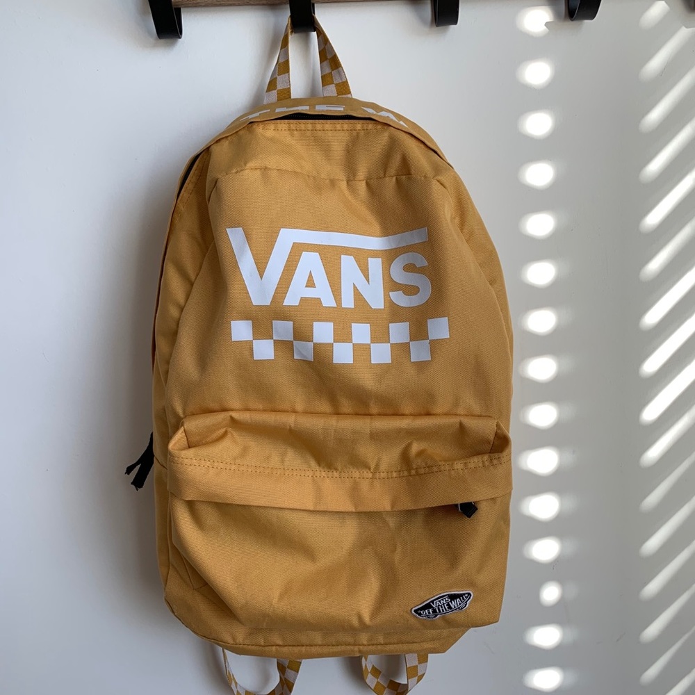Vans Mustard Yellow Backpack- Gently Used